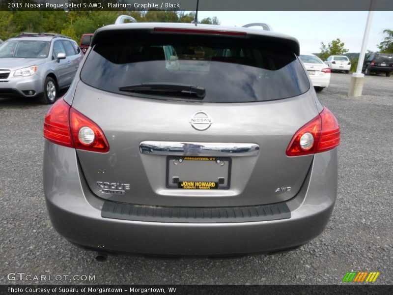 Platinum Graphite / Black 2015 Nissan Rogue Select S AWD