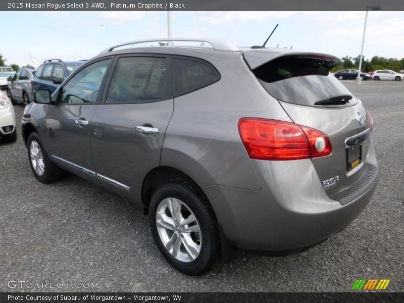 Platinum Graphite / Black 2015 Nissan Rogue Select S AWD