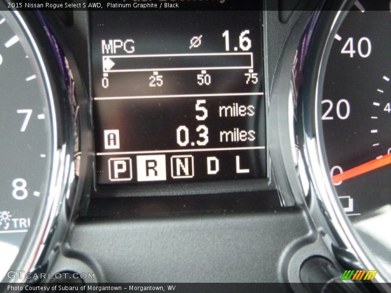 Platinum Graphite / Black 2015 Nissan Rogue Select S AWD