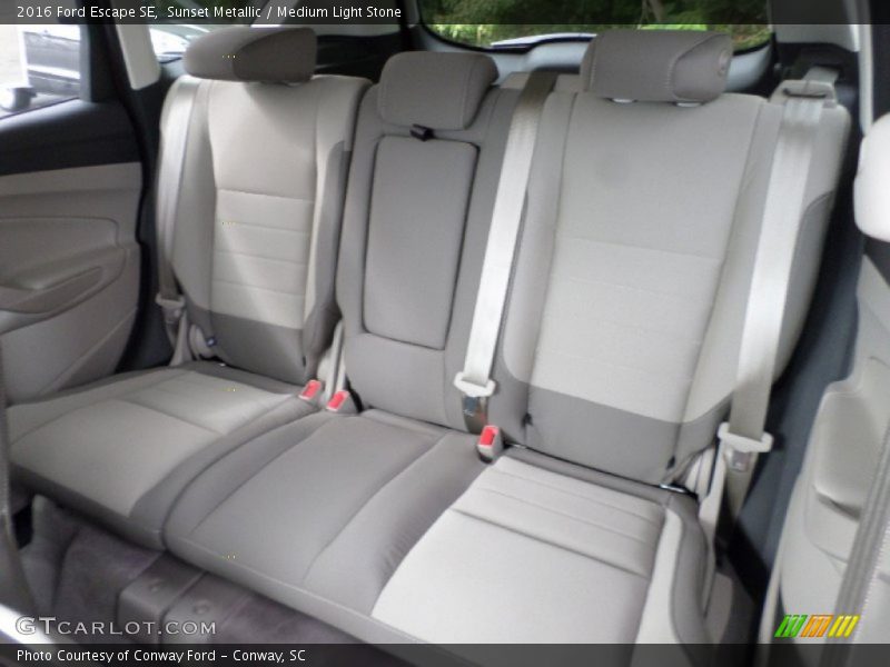 Sunset Metallic / Medium Light Stone 2016 Ford Escape SE