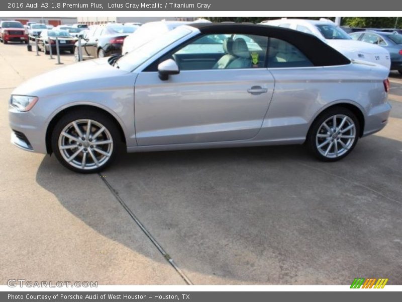 Lotus Gray Metallic / Titanium Gray 2016 Audi A3 1.8 Premium Plus