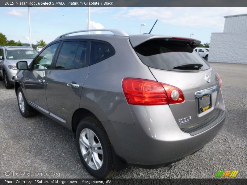 Platinum Graphite / Black 2015 Nissan Rogue Select S AWD
