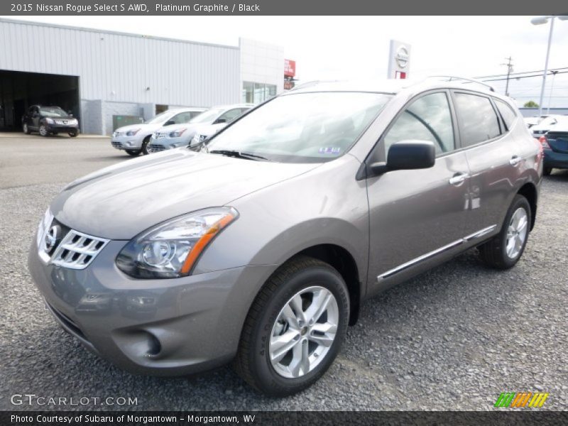 Platinum Graphite / Black 2015 Nissan Rogue Select S AWD
