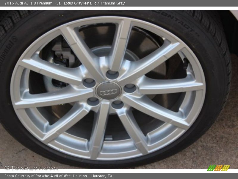 Lotus Gray Metallic / Titanium Gray 2016 Audi A3 1.8 Premium Plus