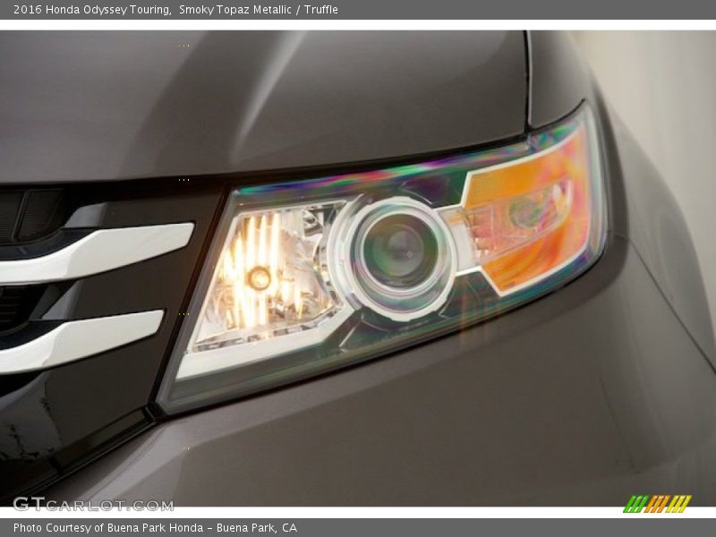 Smoky Topaz Metallic / Truffle 2016 Honda Odyssey Touring