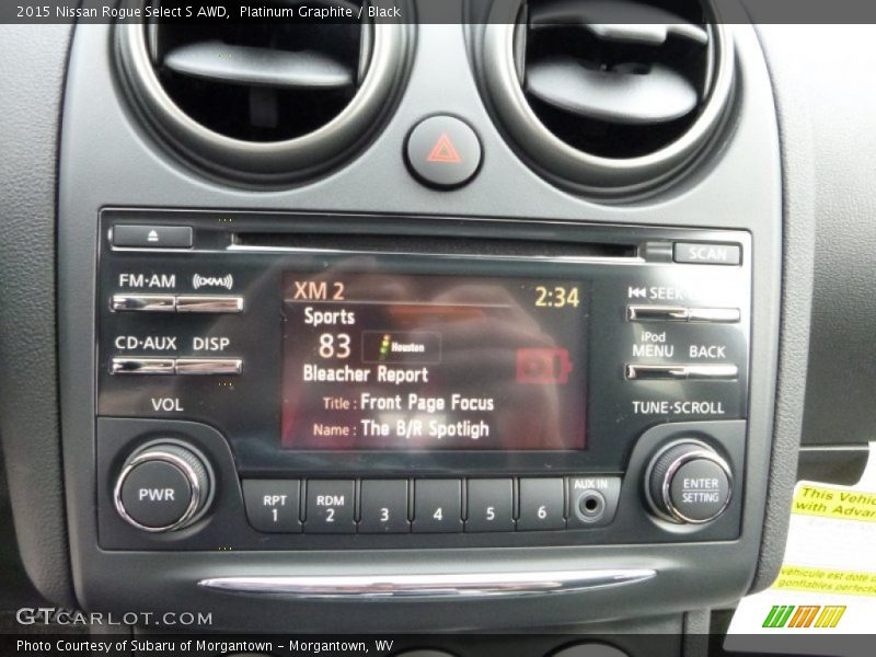 Platinum Graphite / Black 2015 Nissan Rogue Select S AWD