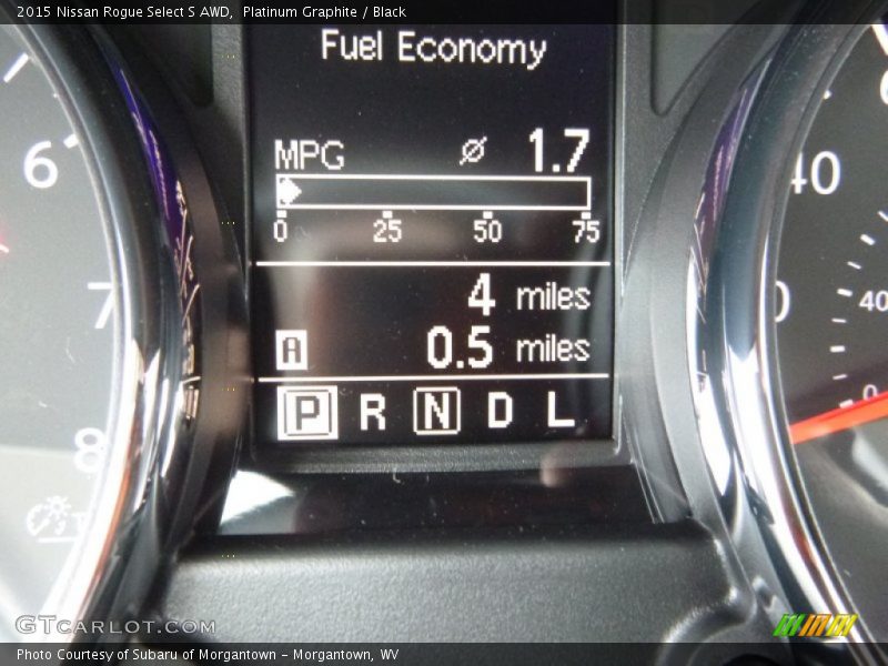 Platinum Graphite / Black 2015 Nissan Rogue Select S AWD