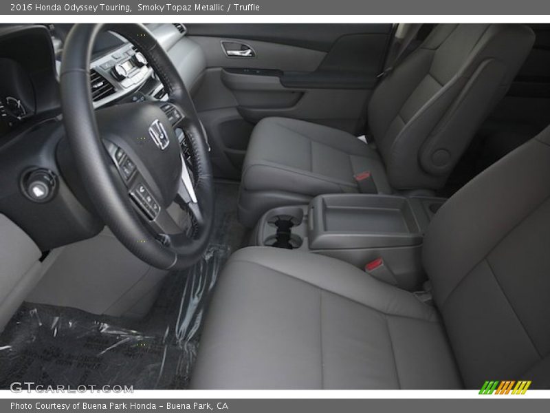 Smoky Topaz Metallic / Truffle 2016 Honda Odyssey Touring