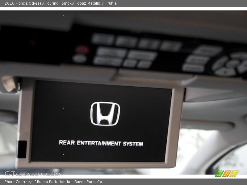 Smoky Topaz Metallic / Truffle 2016 Honda Odyssey Touring