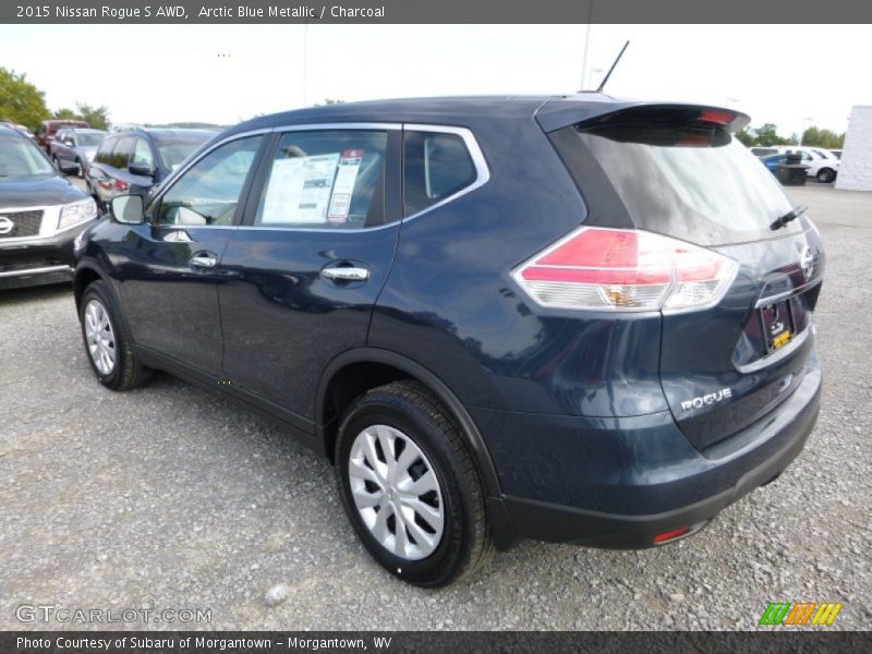 Arctic Blue Metallic / Charcoal 2015 Nissan Rogue S AWD