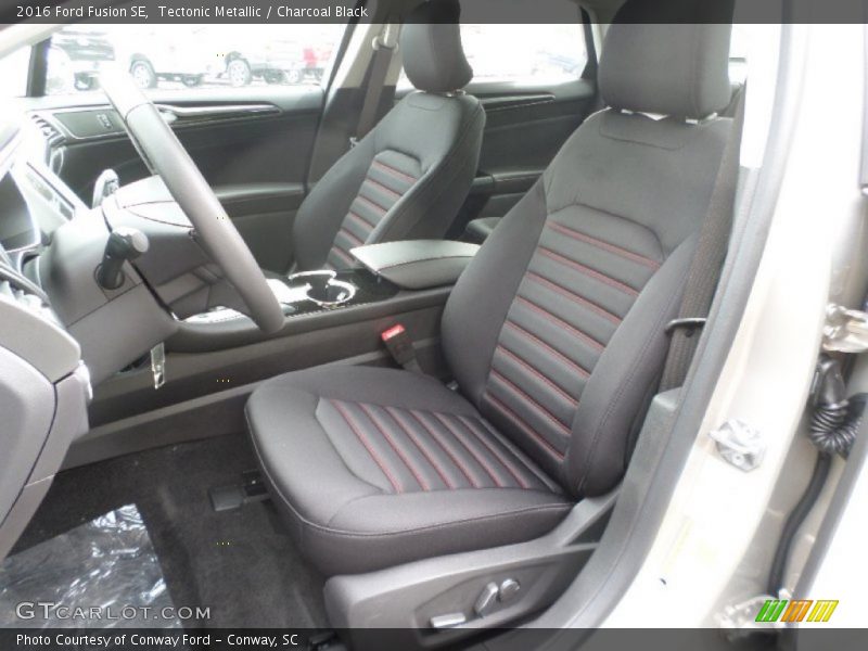 Tectonic Metallic / Charcoal Black 2016 Ford Fusion SE