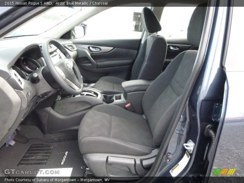 Arctic Blue Metallic / Charcoal 2015 Nissan Rogue S AWD