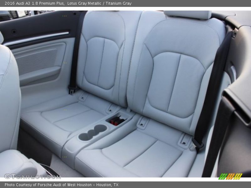 Rear Seat of 2016 A3 1.8 Premium Plus