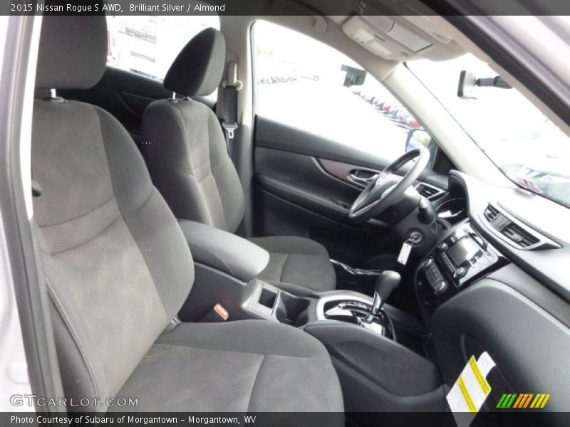 Brilliant Silver / Almond 2015 Nissan Rogue S AWD