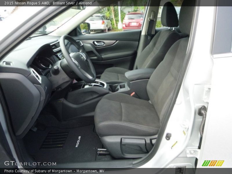 Brilliant Silver / Almond 2015 Nissan Rogue S AWD