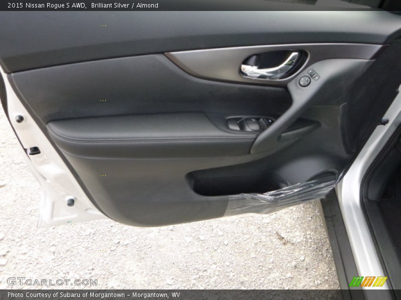 Brilliant Silver / Almond 2015 Nissan Rogue S AWD