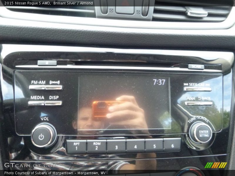 Brilliant Silver / Almond 2015 Nissan Rogue S AWD