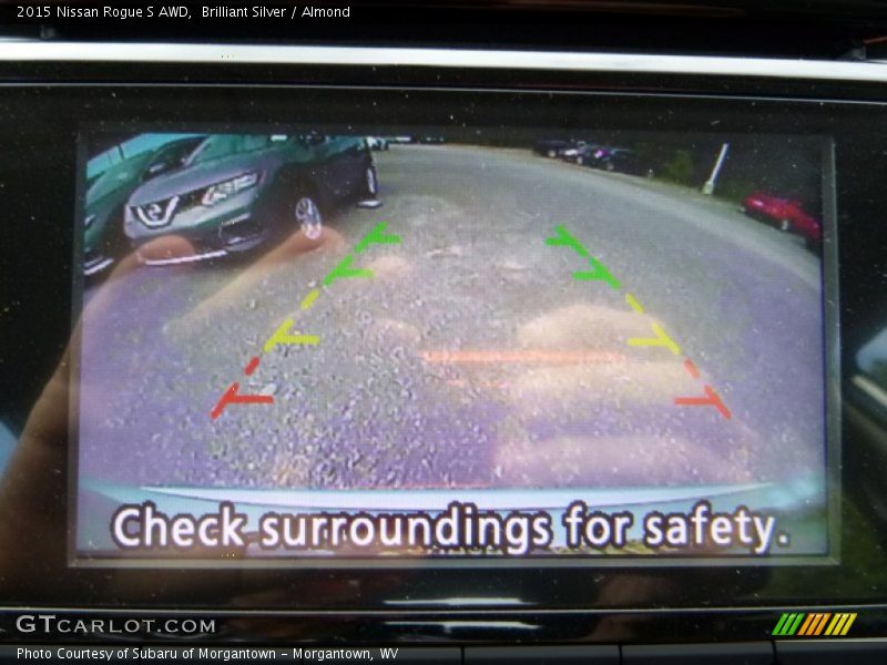 Brilliant Silver / Almond 2015 Nissan Rogue S AWD