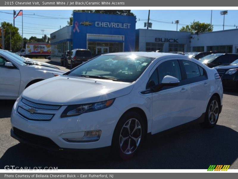 Summit White / Jet Black/Ceramic White Accents 2015 Chevrolet Volt