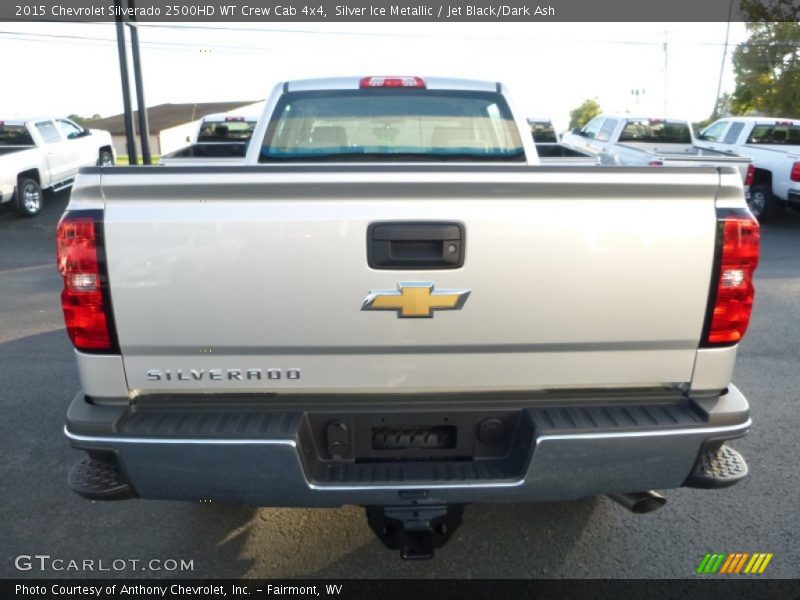 Silver Ice Metallic / Jet Black/Dark Ash 2015 Chevrolet Silverado 2500HD WT Crew Cab 4x4