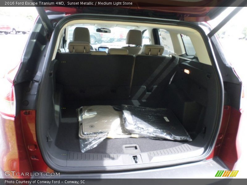 Sunset Metallic / Medium Light Stone 2016 Ford Escape Titanium 4WD