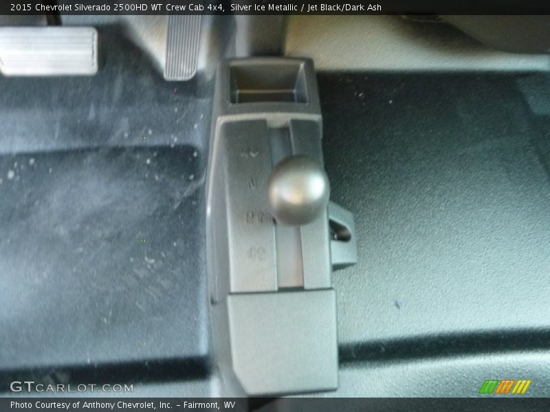 Silver Ice Metallic / Jet Black/Dark Ash 2015 Chevrolet Silverado 2500HD WT Crew Cab 4x4