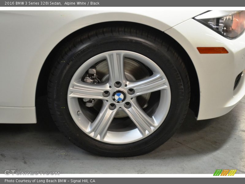 Alpine White / Black 2016 BMW 3 Series 328i Sedan