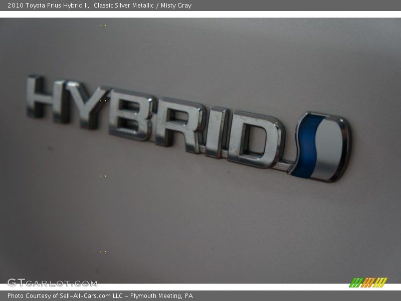 Classic Silver Metallic / Misty Gray 2010 Toyota Prius Hybrid II