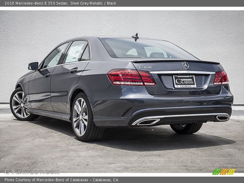 Steel Grey Metallic / Black 2016 Mercedes-Benz E 350 Sedan