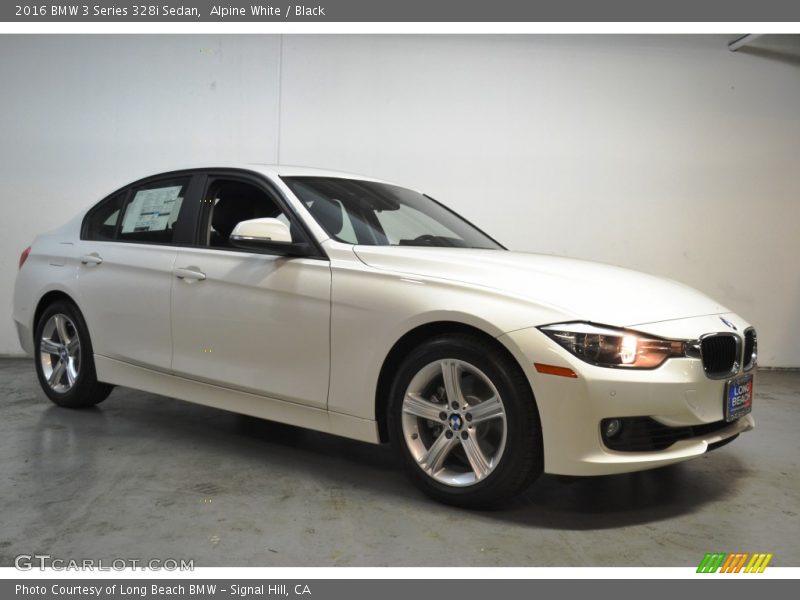 Alpine White / Black 2016 BMW 3 Series 328i Sedan