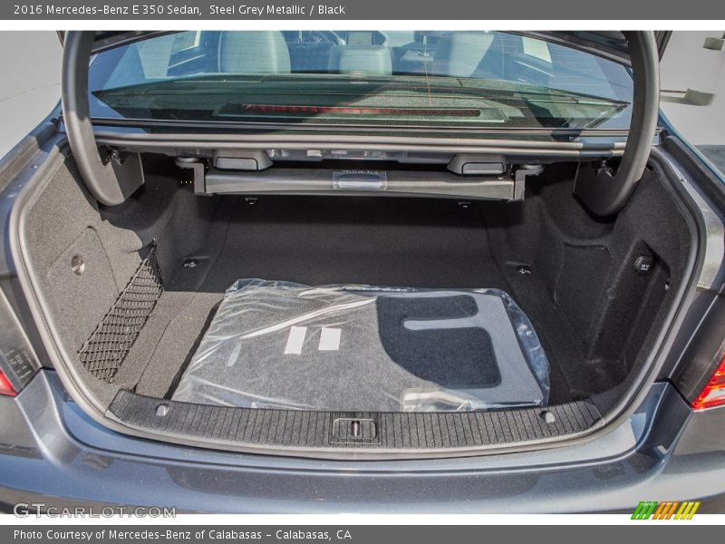 Steel Grey Metallic / Black 2016 Mercedes-Benz E 350 Sedan