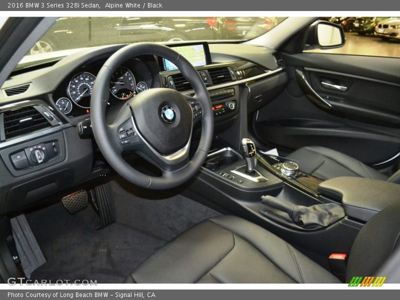 Alpine White / Black 2016 BMW 3 Series 328i Sedan