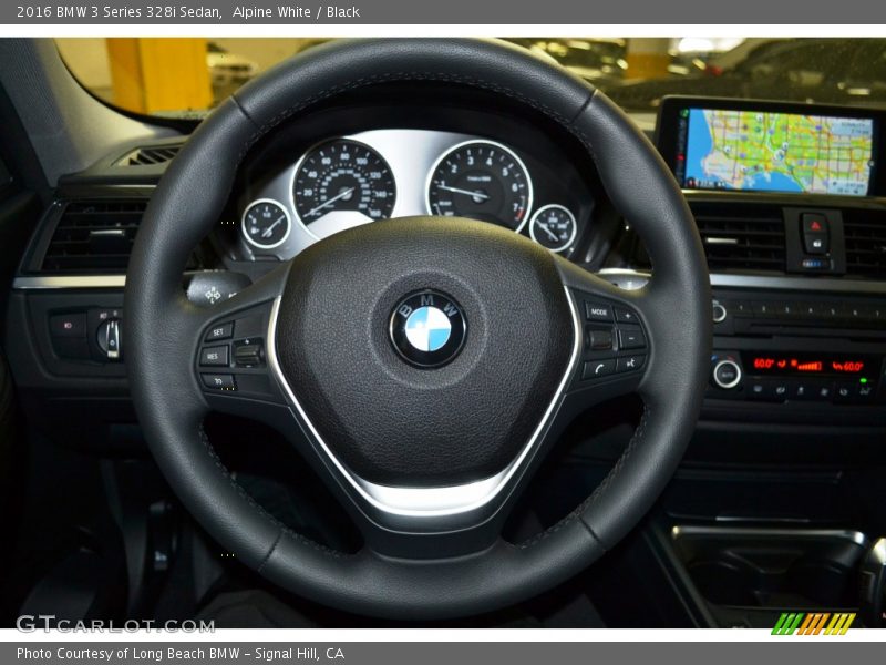 Alpine White / Black 2016 BMW 3 Series 328i Sedan