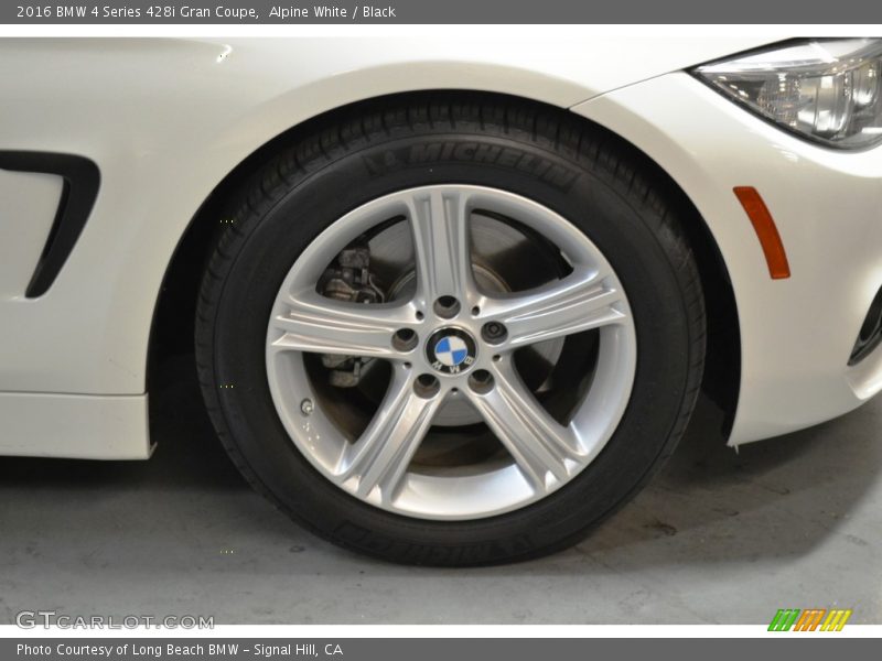 Alpine White / Black 2016 BMW 4 Series 428i Gran Coupe