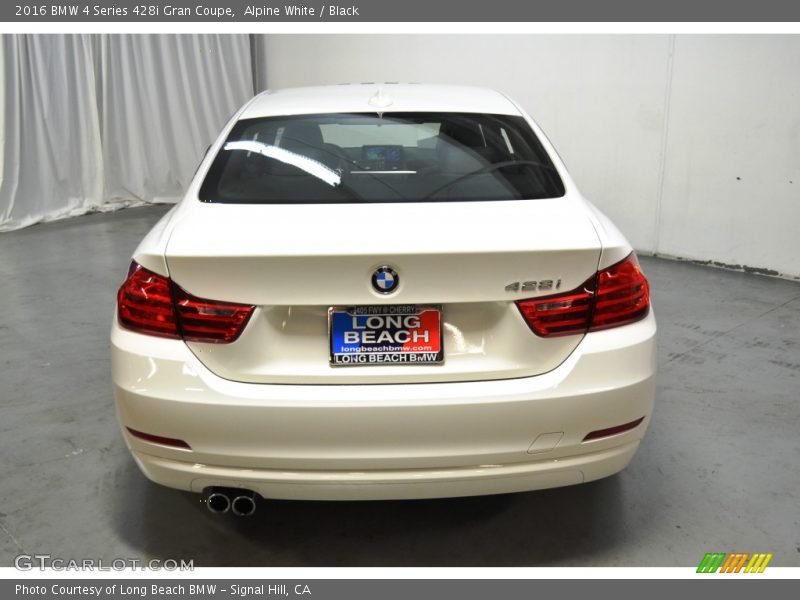 Alpine White / Black 2016 BMW 4 Series 428i Gran Coupe