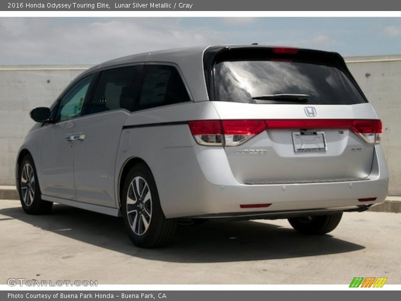 Lunar Silver Metallic / Gray 2016 Honda Odyssey Touring Elite