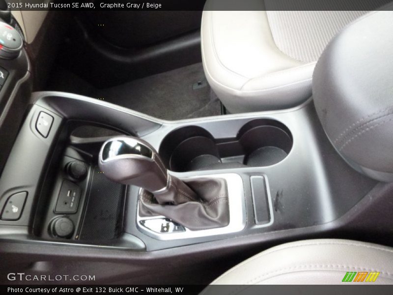 Graphite Gray / Beige 2015 Hyundai Tucson SE AWD