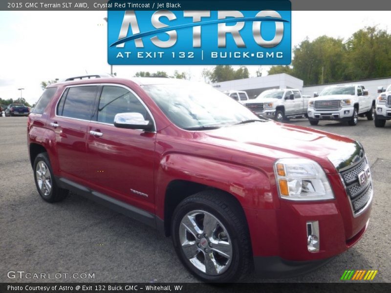 Crystal Red Tintcoat / Jet Black 2015 GMC Terrain SLT AWD