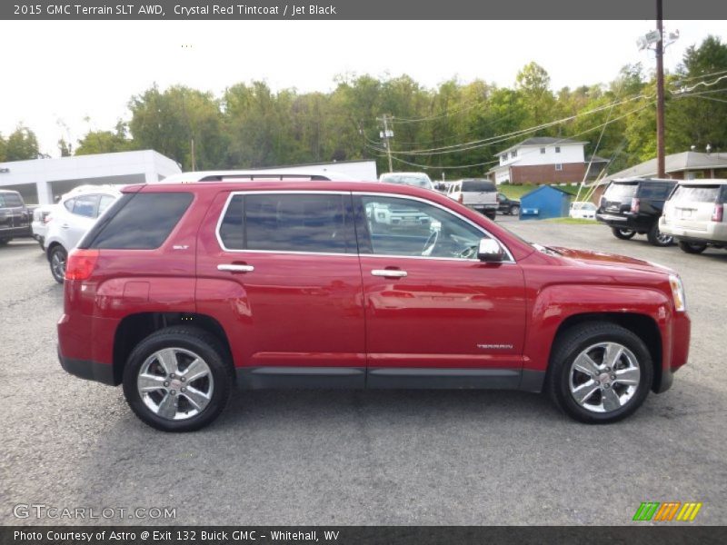 Crystal Red Tintcoat / Jet Black 2015 GMC Terrain SLT AWD