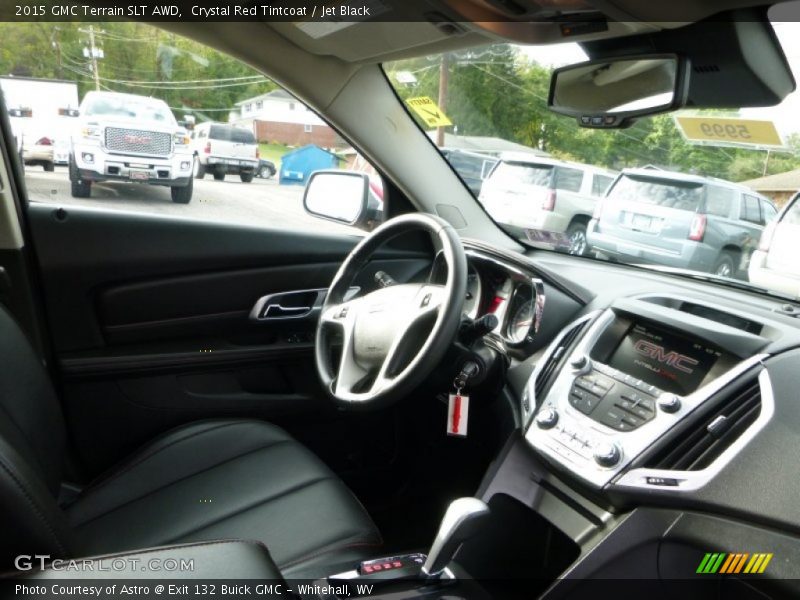 Crystal Red Tintcoat / Jet Black 2015 GMC Terrain SLT AWD