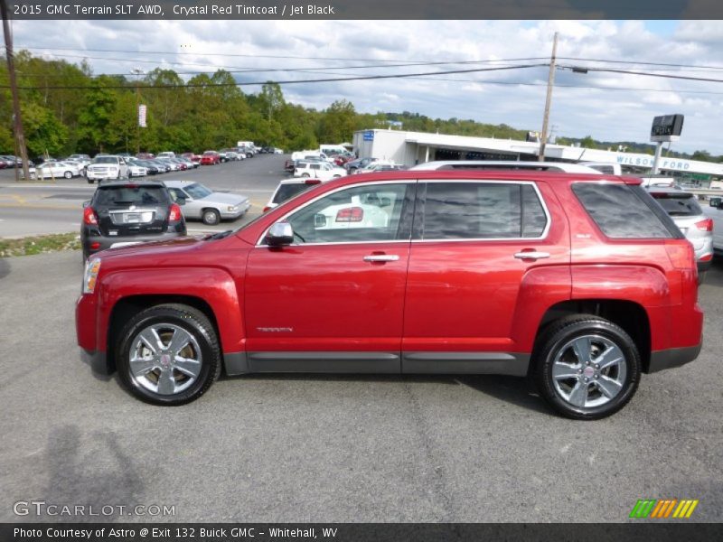 Crystal Red Tintcoat / Jet Black 2015 GMC Terrain SLT AWD