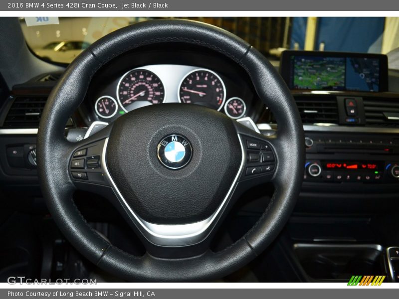 Jet Black / Black 2016 BMW 4 Series 428i Gran Coupe