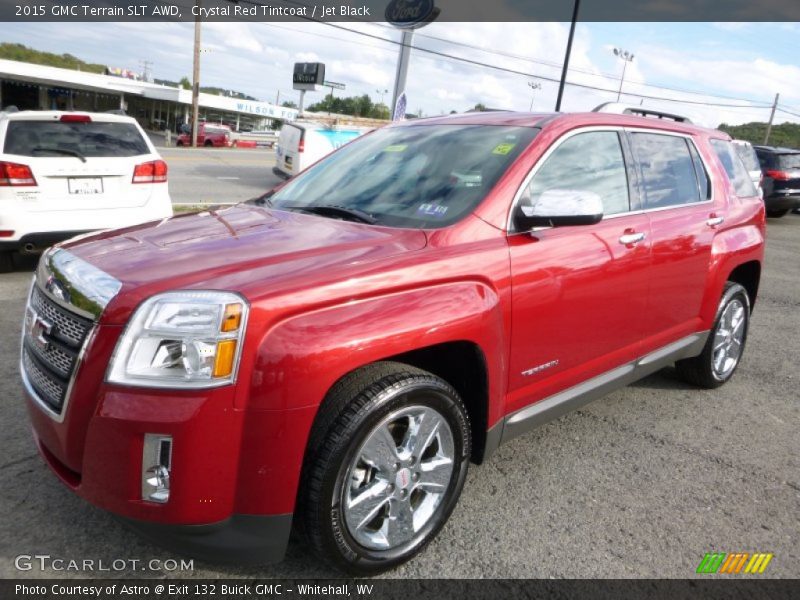 Crystal Red Tintcoat / Jet Black 2015 GMC Terrain SLT AWD