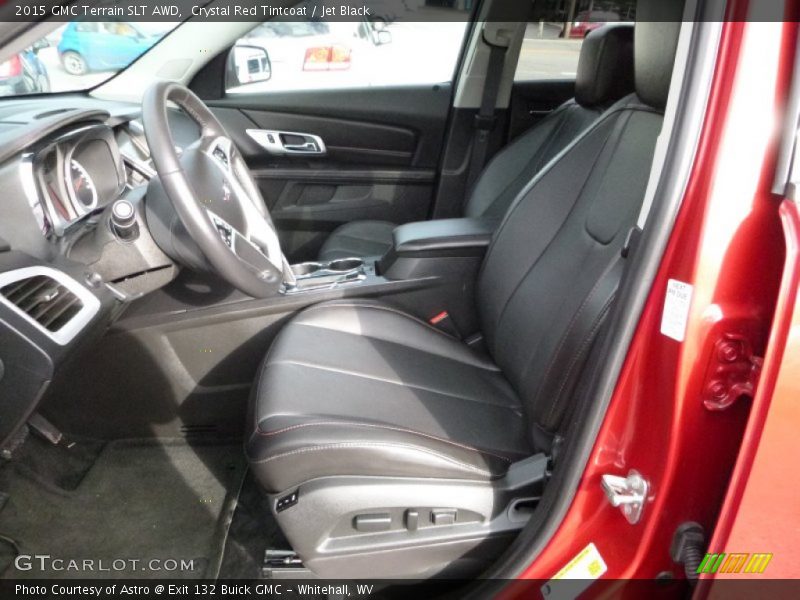 Crystal Red Tintcoat / Jet Black 2015 GMC Terrain SLT AWD