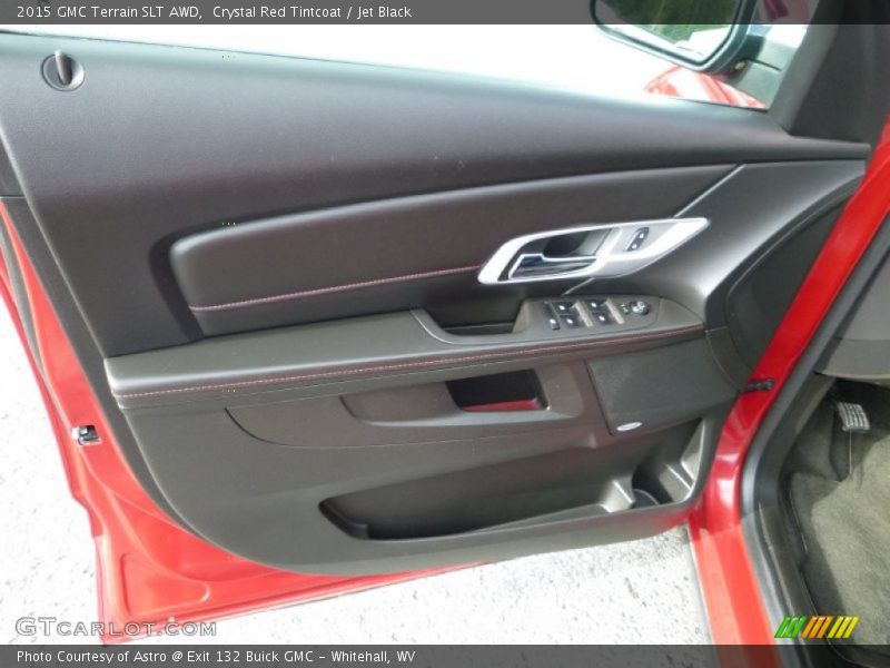 Crystal Red Tintcoat / Jet Black 2015 GMC Terrain SLT AWD