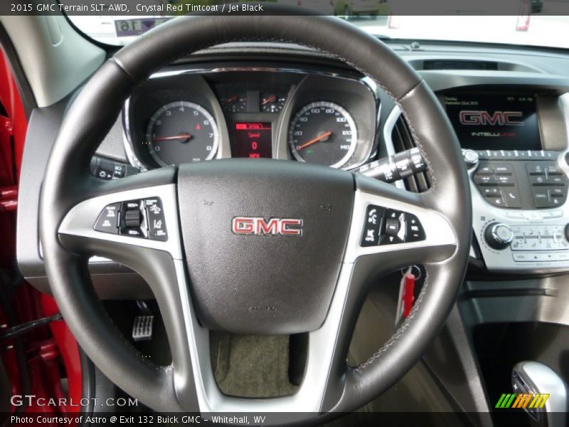 Crystal Red Tintcoat / Jet Black 2015 GMC Terrain SLT AWD