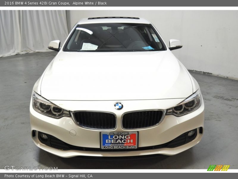 Alpine White / Black 2016 BMW 4 Series 428i Gran Coupe