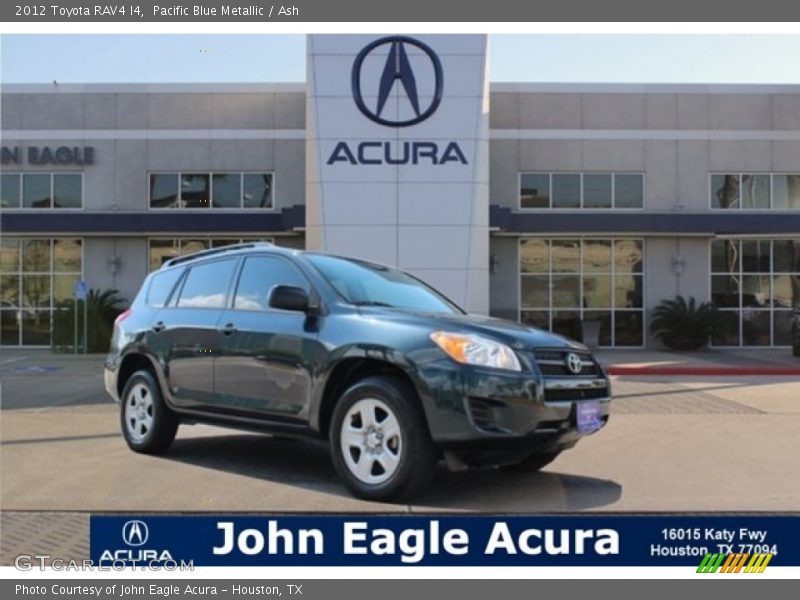 Pacific Blue Metallic / Ash 2012 Toyota RAV4 I4