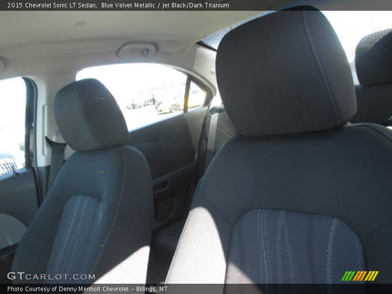 Blue Velvet Metallic / Jet Black/Dark Titanium 2015 Chevrolet Sonic LT Sedan