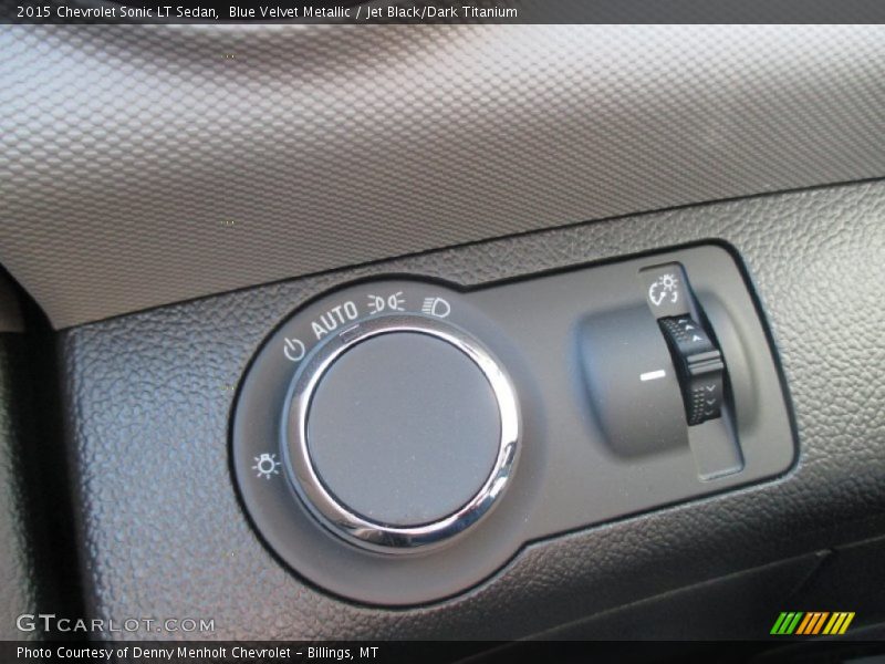 Blue Velvet Metallic / Jet Black/Dark Titanium 2015 Chevrolet Sonic LT Sedan